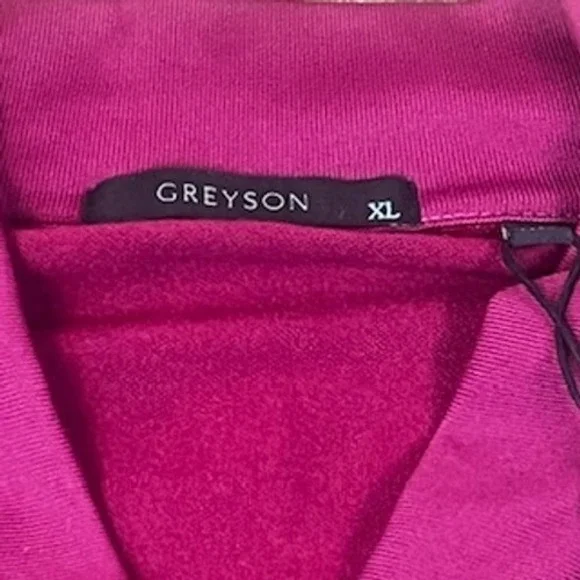 Greyson Mens Full Zip Pullover Jacket Burgundy‎ Athletic Performance XL